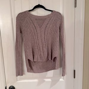 Alter’d State light grey mauve sweater.  Good condition. Size Small